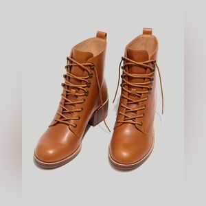 Madewell Patti Lace up Boot 6.5